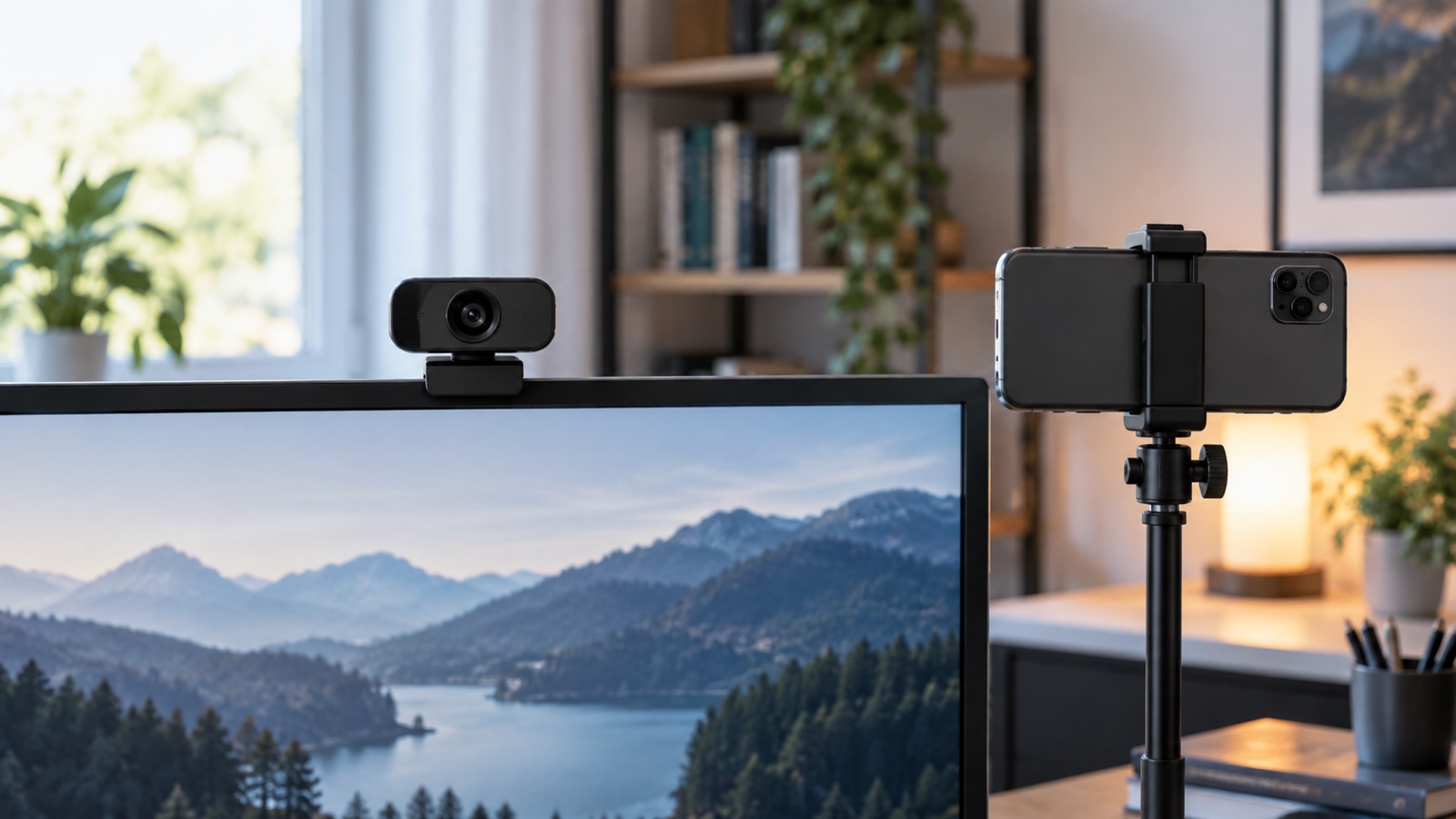 Webcam vs Phone as a Webcam for Video Calls